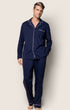 Men's Pima Pajama Set in Navy