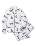 Women's Pima Pajama Set Panthère de Paris.
