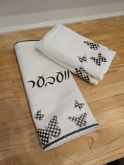 Onyx Butterfly Challah Cover