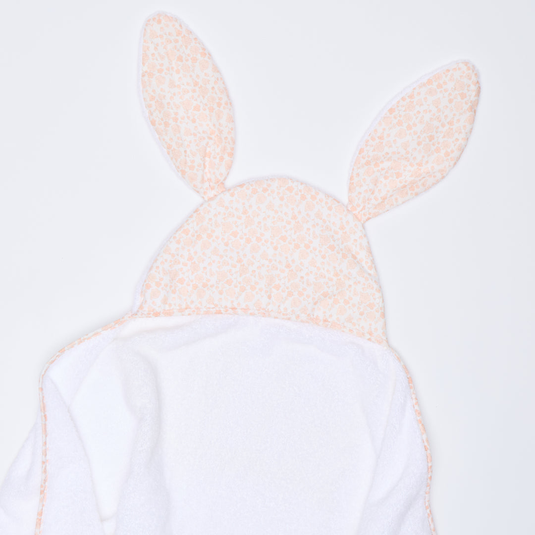 Percale Kids Bunny Hooded Towel