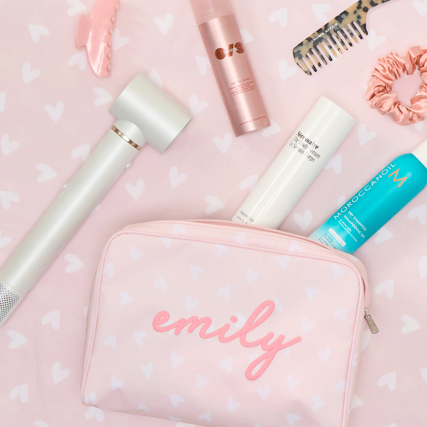 Tossed Hearts Toiletry Bag