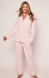 Model wearing Women's Pima Pajama - Pink.