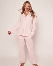 Model wearing Women's Pima Pajama - Pink.
