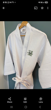 Long Kimono Waffle Robe