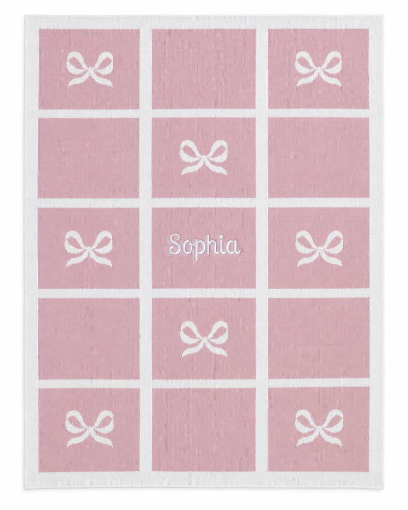 Bow Knit Blanket