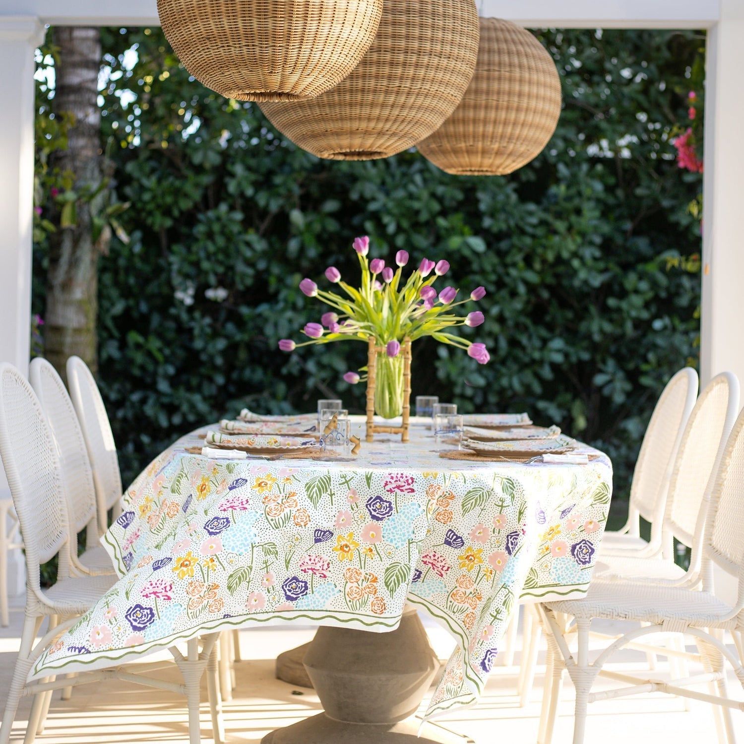Festive Garden Tablecloth