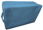 Cotton Waffle Cosmetic Bag, Large