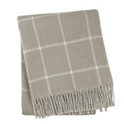 Window Pane Fringe Throw