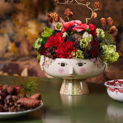 Eva 9.4" Ceramic Decorative Bowl on Stand