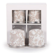 Golden Rabbit Enamelware Swirl Set of 2 Salt & Peppers