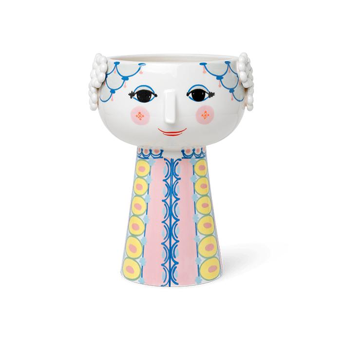 Eva 9.3" Long Base Ceramic Flowerpot