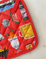 Oven Mitt + Pot Holder Set