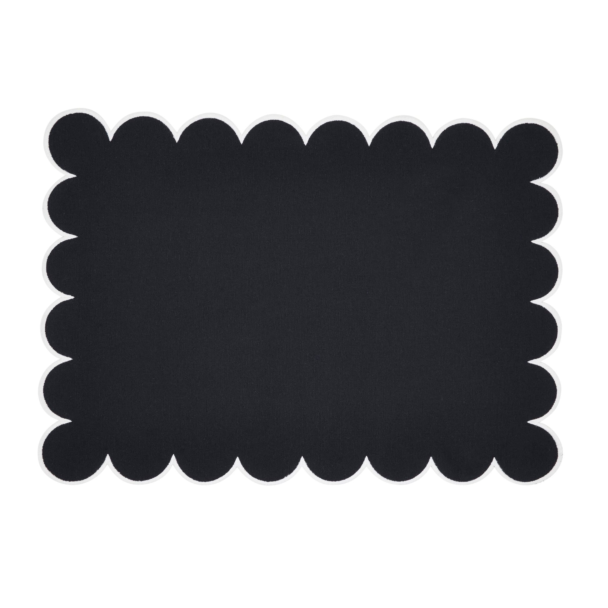 Scalloped Hem Placemat| Set of 4