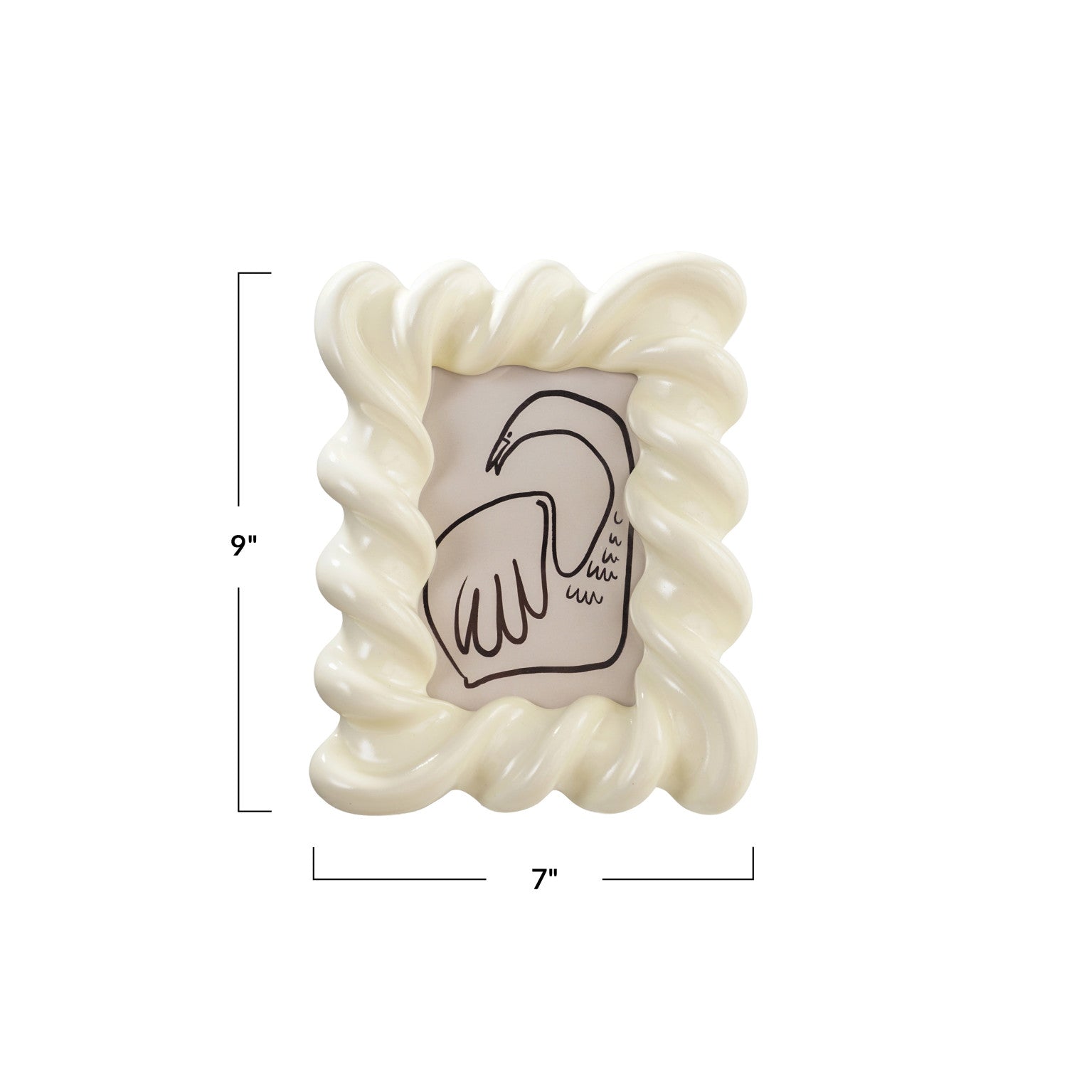 Twisted Resin Photo Frame