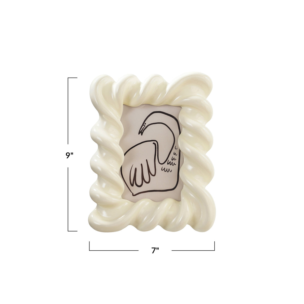 Twisted Resin Photo Frame