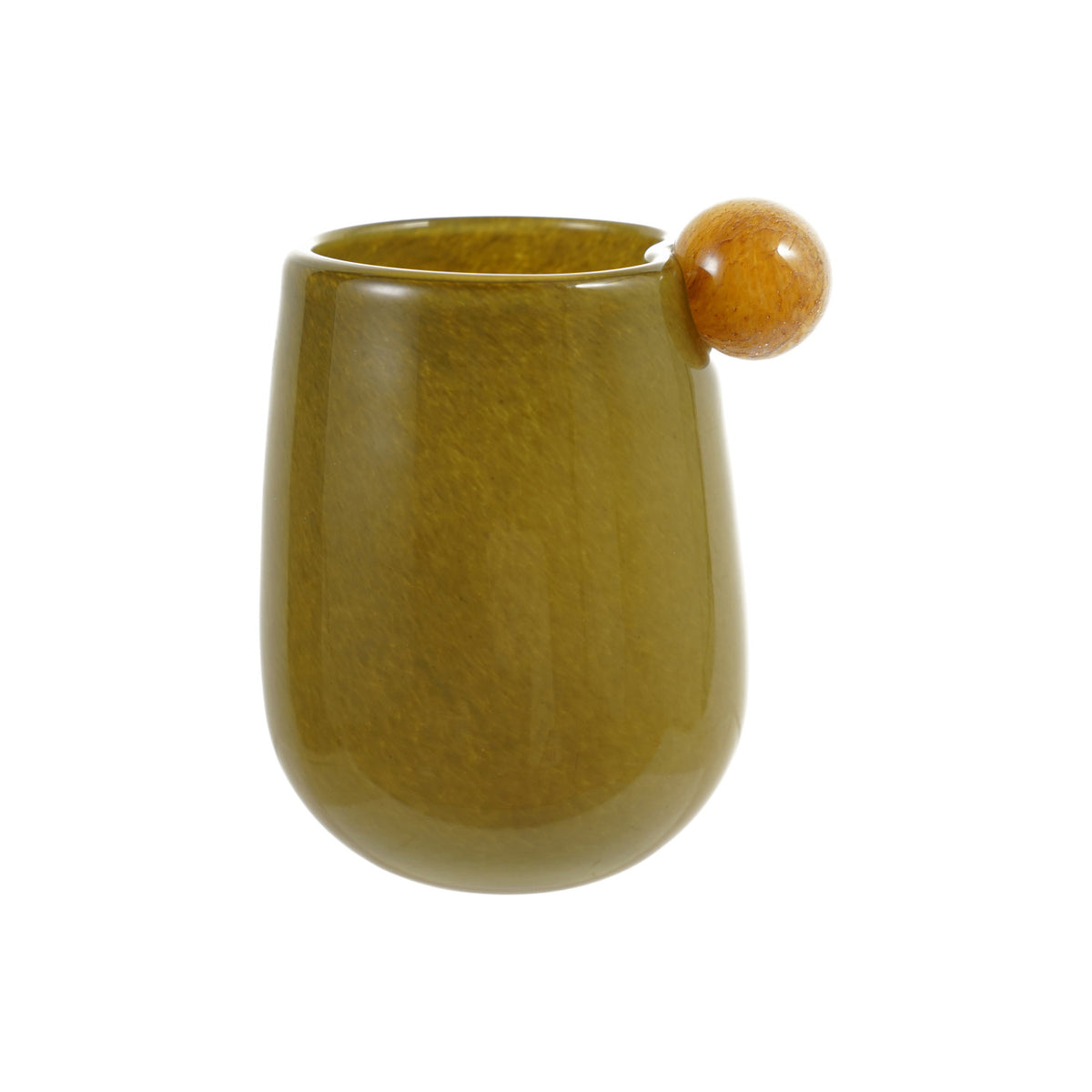 Verdant Ball Glass Vase