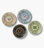 Rosette Porcelain Dessert Plate Set