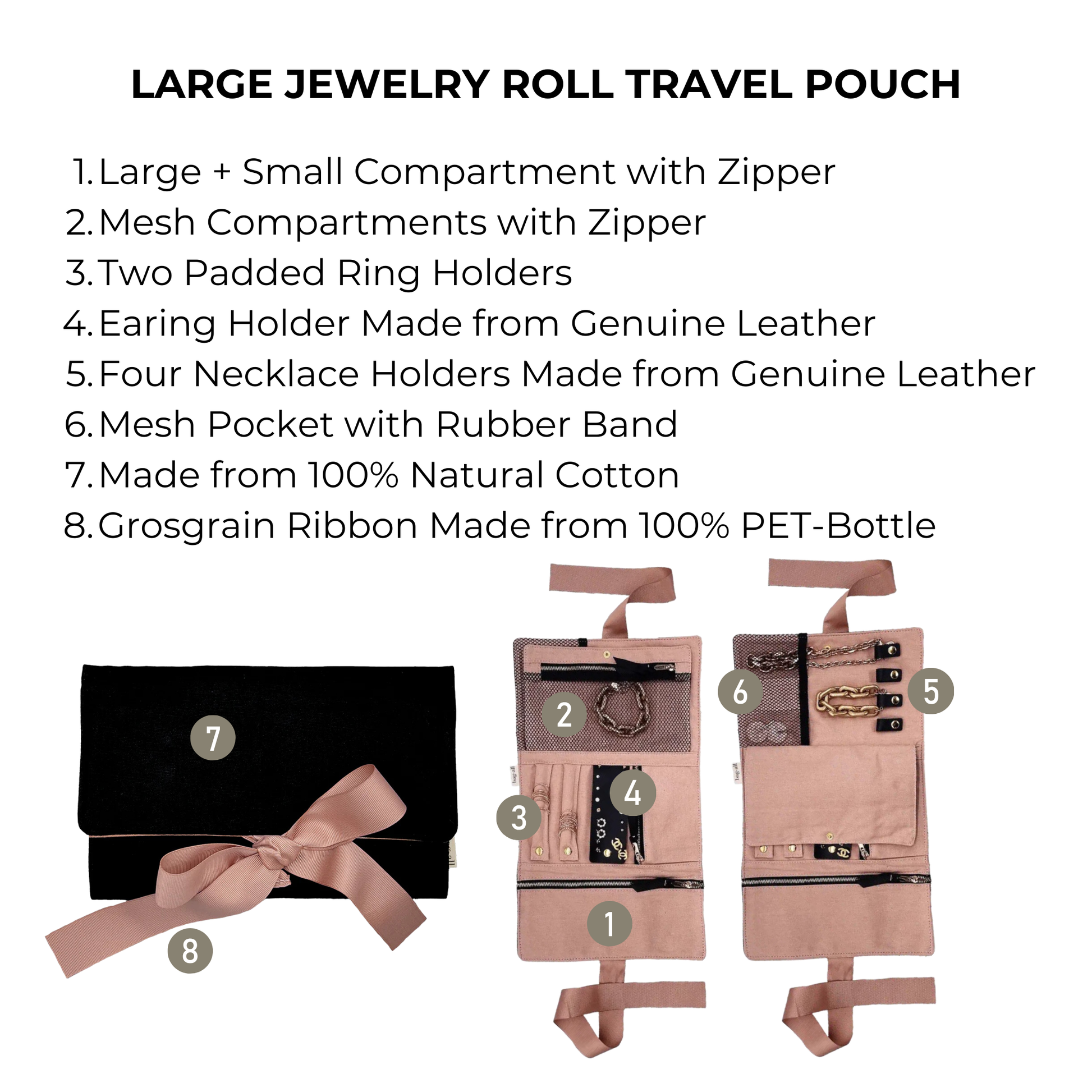 Large Jewelry Roll