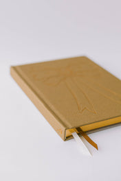 Foil Bow Bookcloth Hardcover Notebook