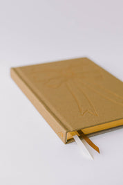Foil Bow Bookcloth Hardcover Notebook