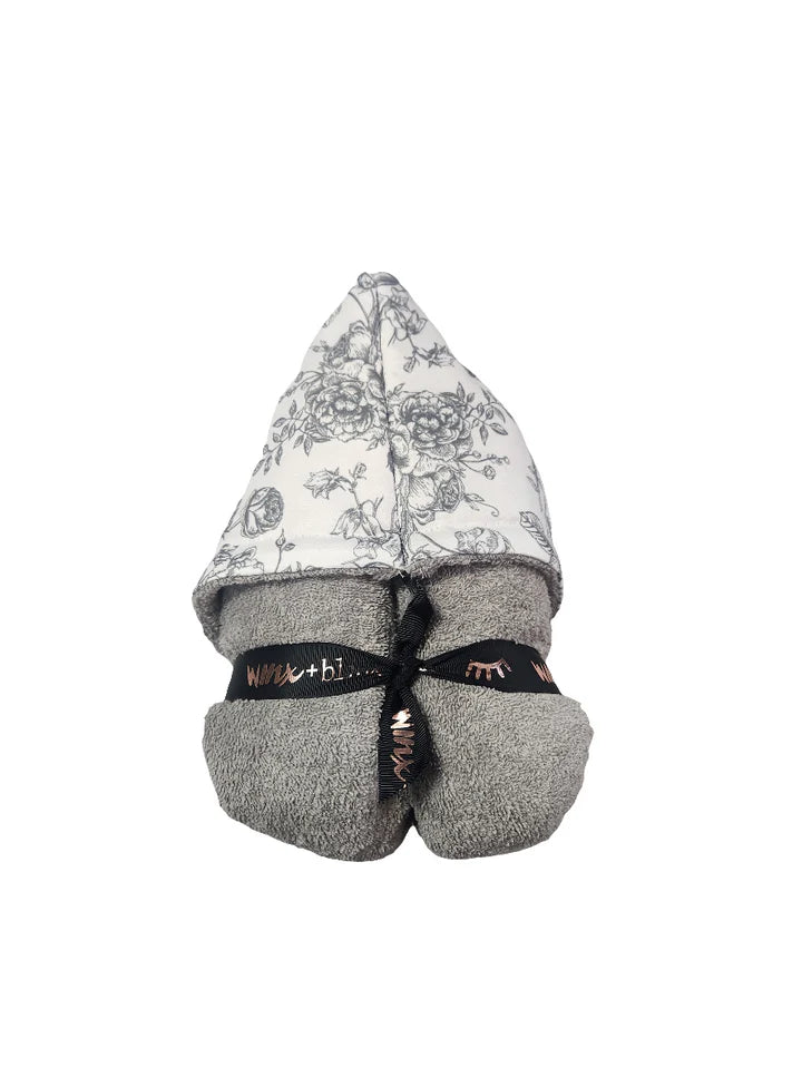 Toile Hooded Towel