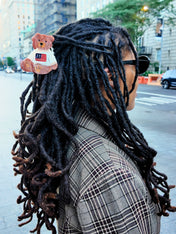 Hand-painted Americana Teddy Bear Claw Hair Clip