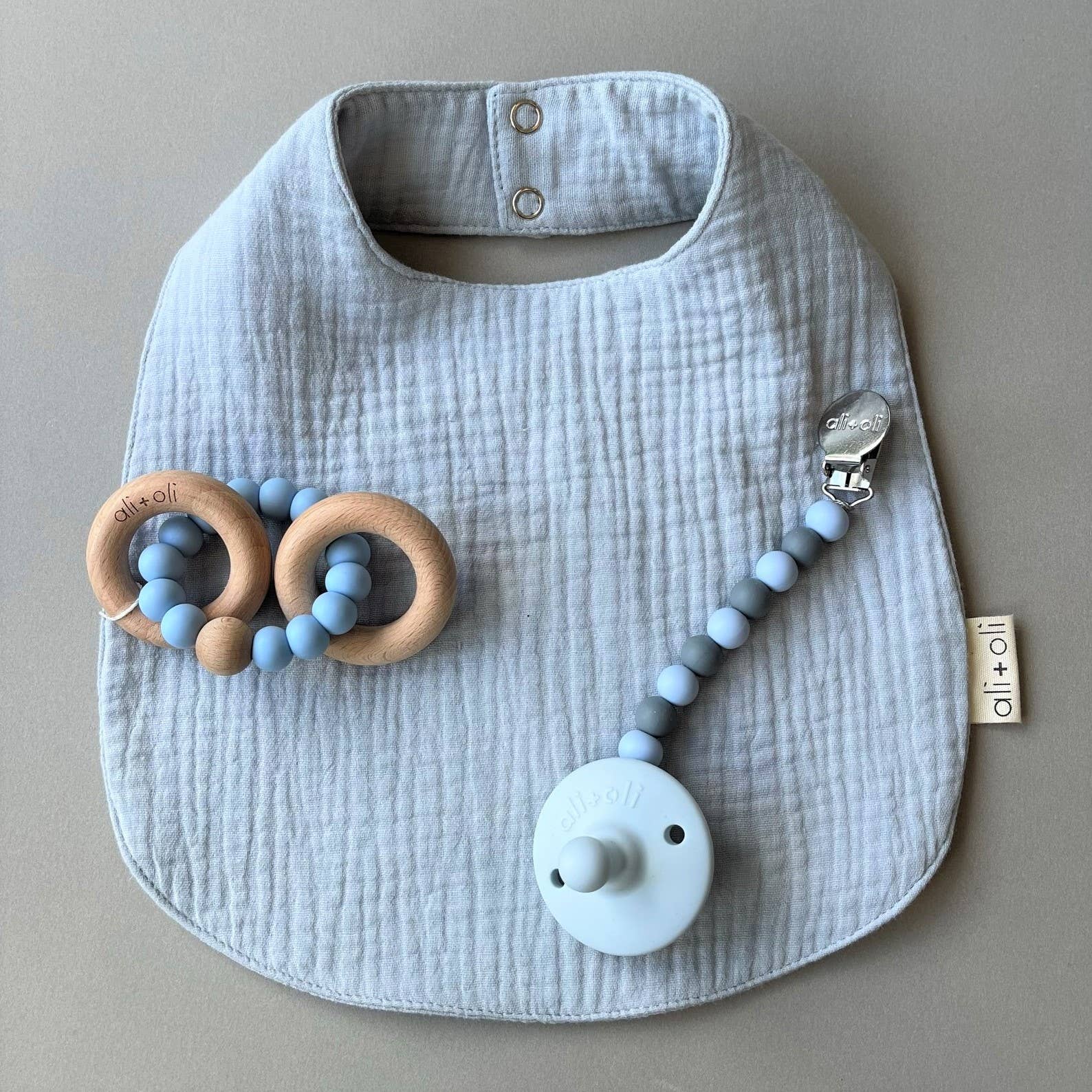 Muslin Cotton Snap Baby Bib