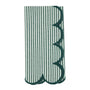 Scalloped Hem Strip Napkins | Set of 4