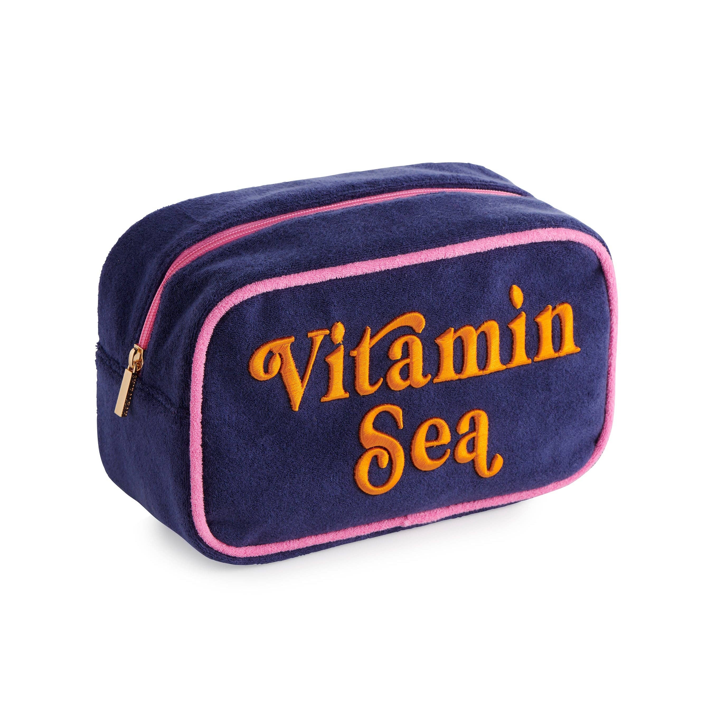"VITAMIN SEA" Medium Zip Pouch