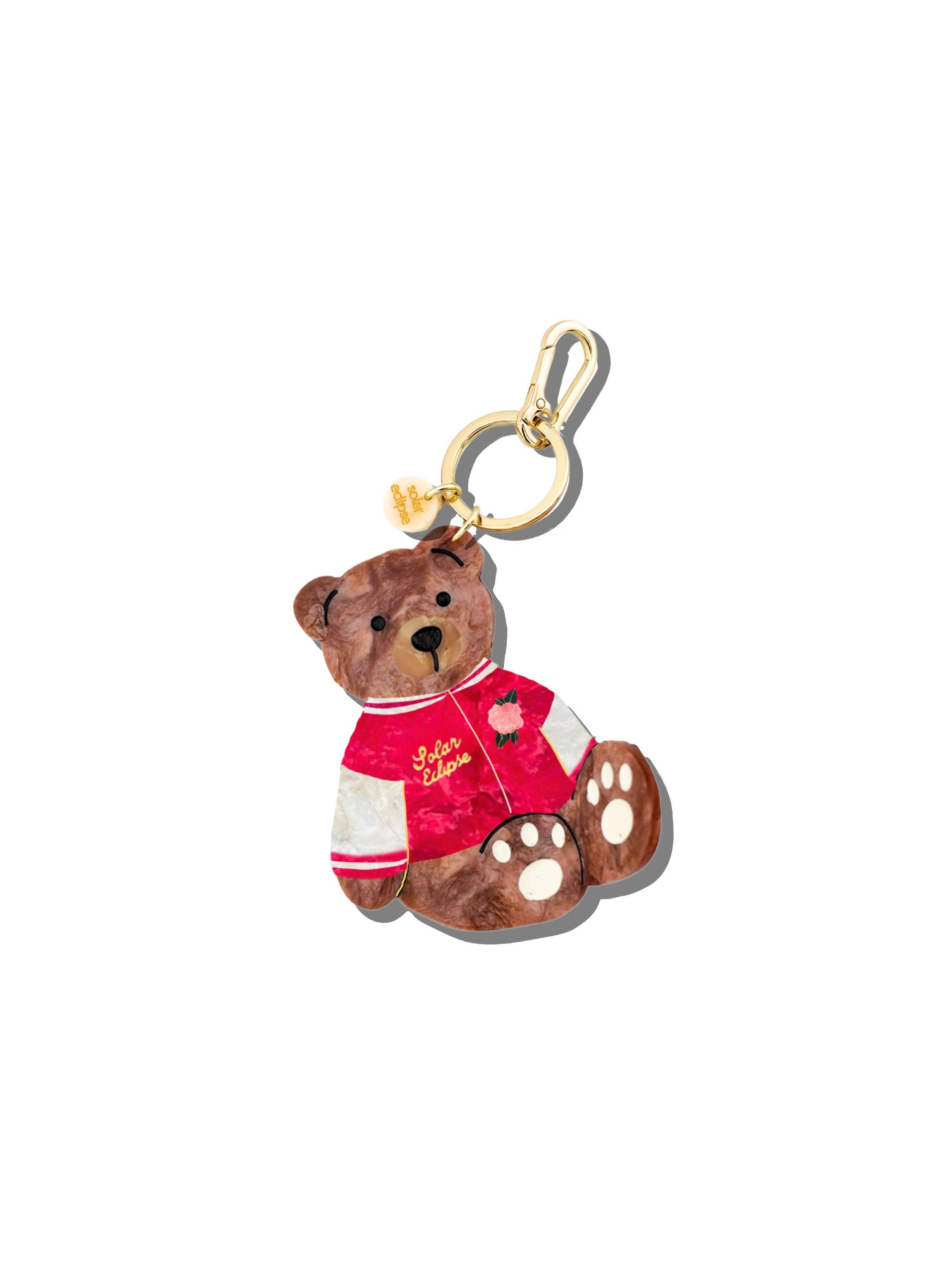 Hand-painted Teddy Bear Bag Charm