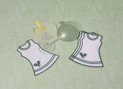 Tennis Dress Cocktail Napkins - Set of 4