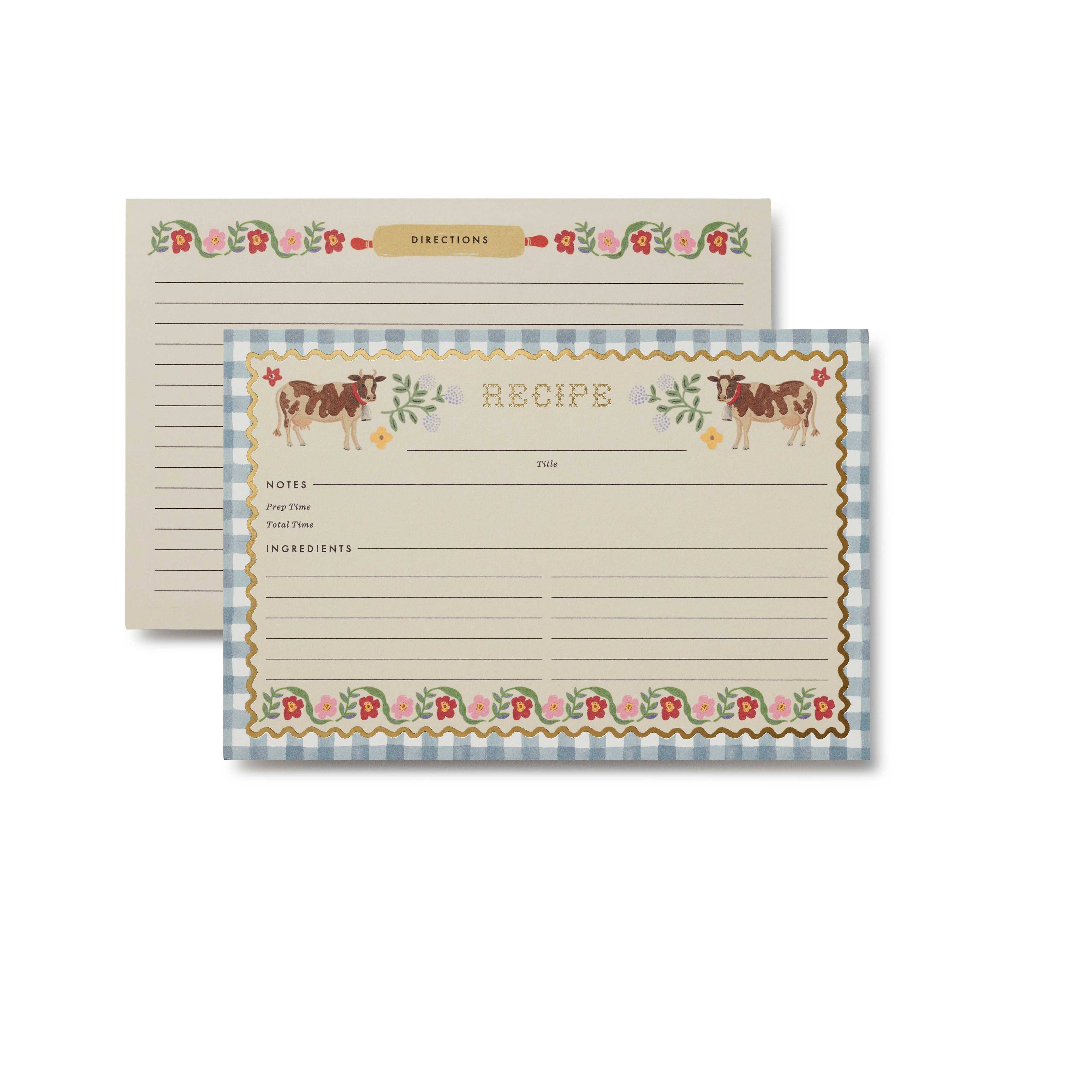 Pack of 12 Home Sweet Home Recipe Cards