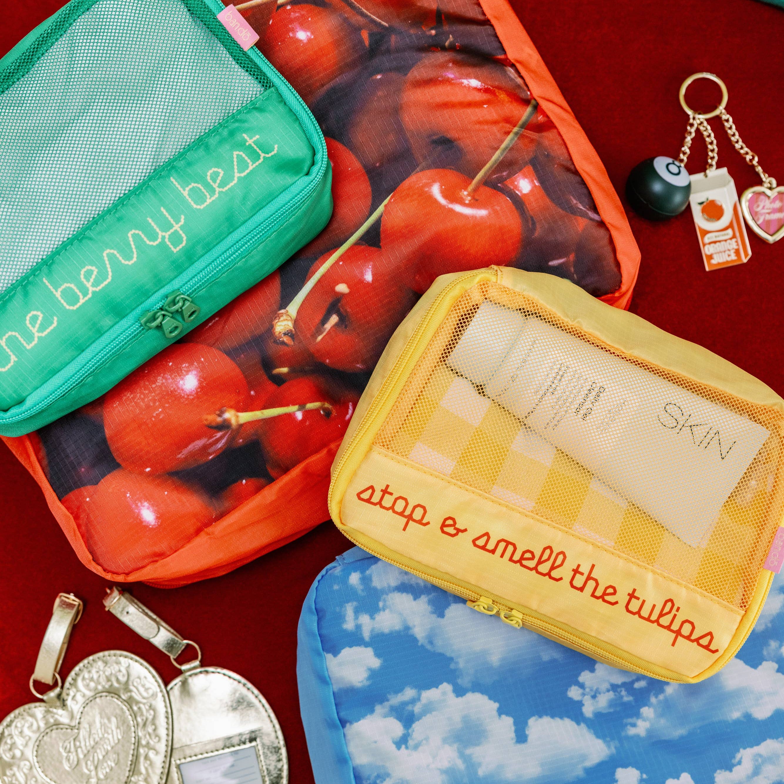 Packing Cube Set, J'adore Les Cerises
