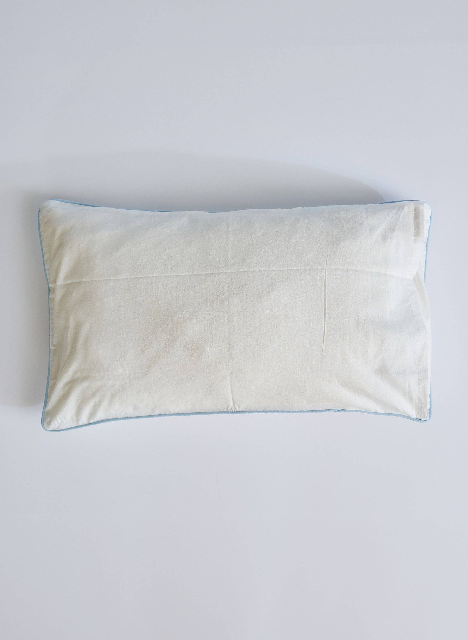 Embroidered Butterfly Toddler Pillow Case with Insert