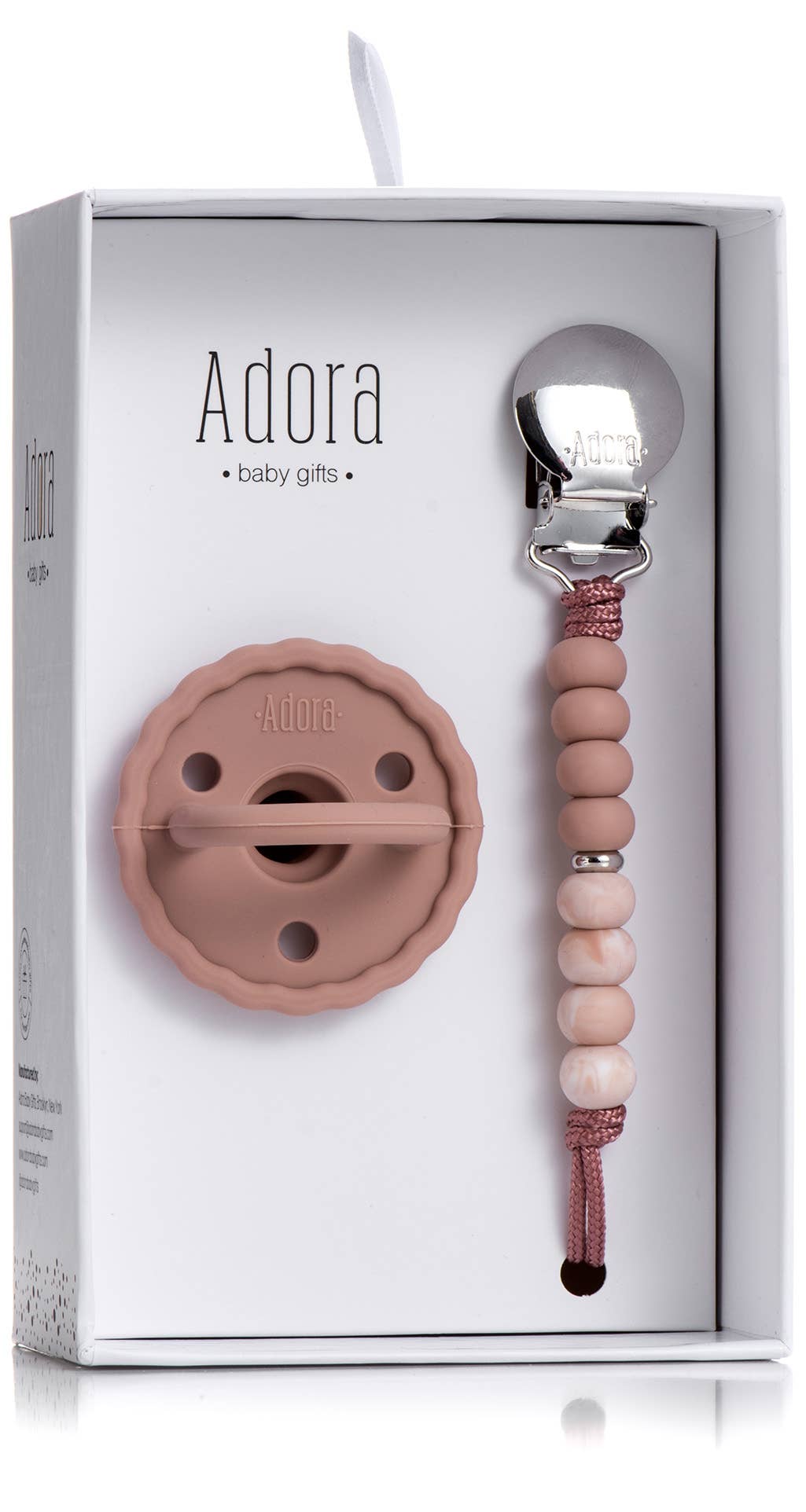 Scalloped Pacifier Clip Set