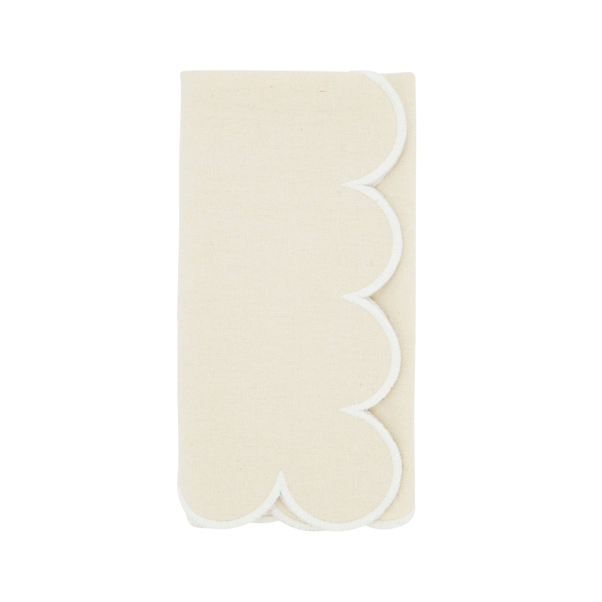 Scalloped Hem Napkin | Set of 4