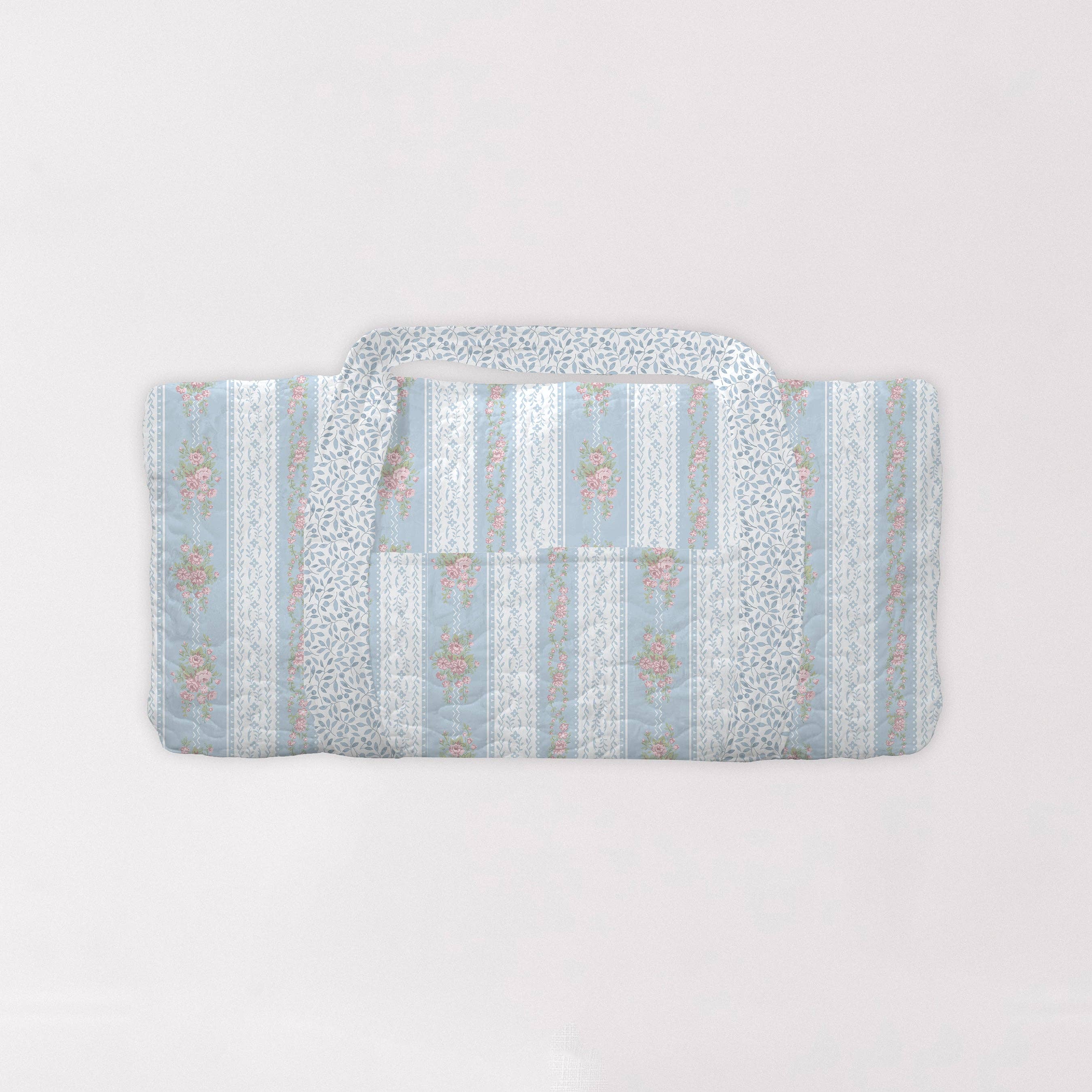 Quilted Weekender Duffle Bag