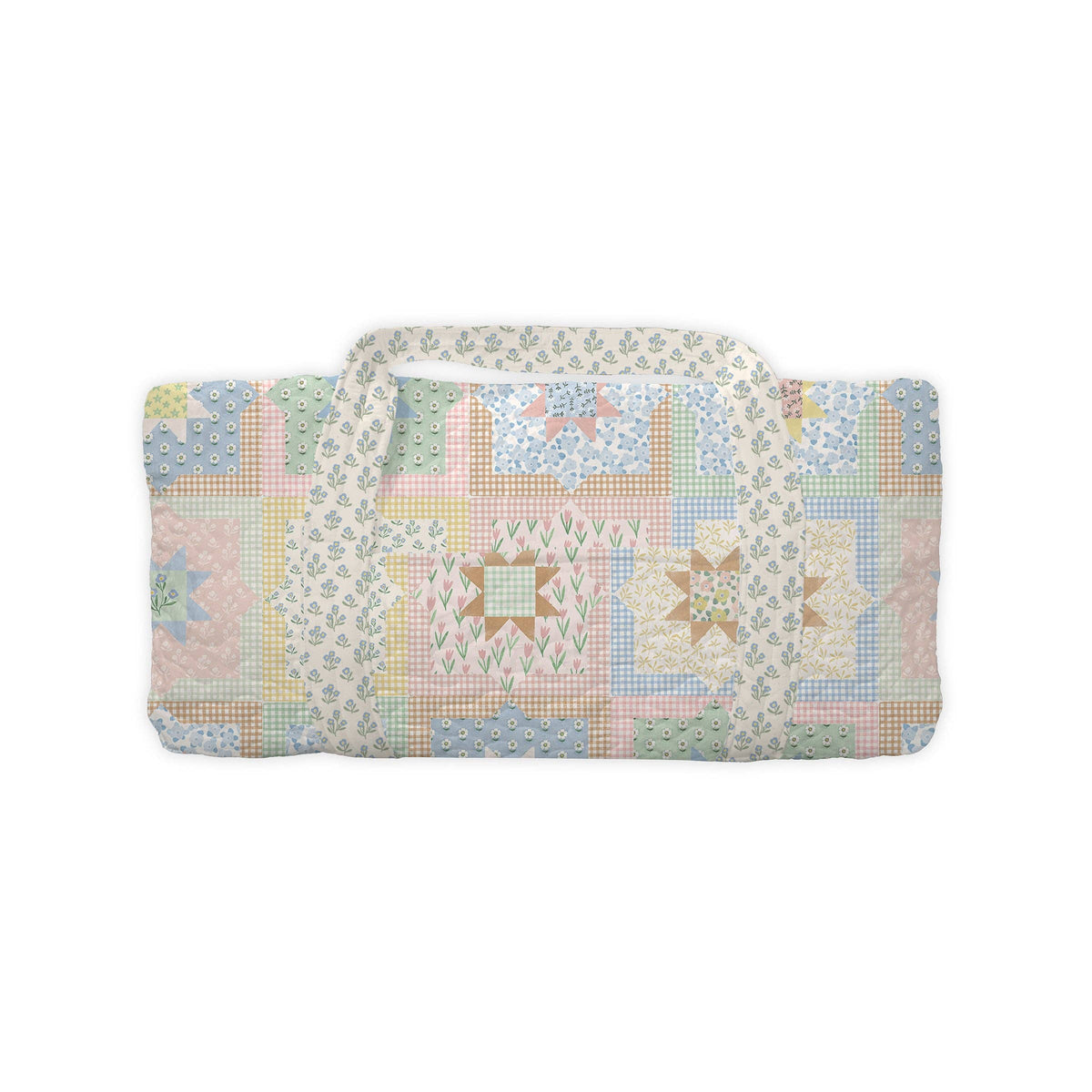 Quilted Weekender Duffel Bag