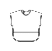 Baby & Toddler Short Sleeve Smock Bib