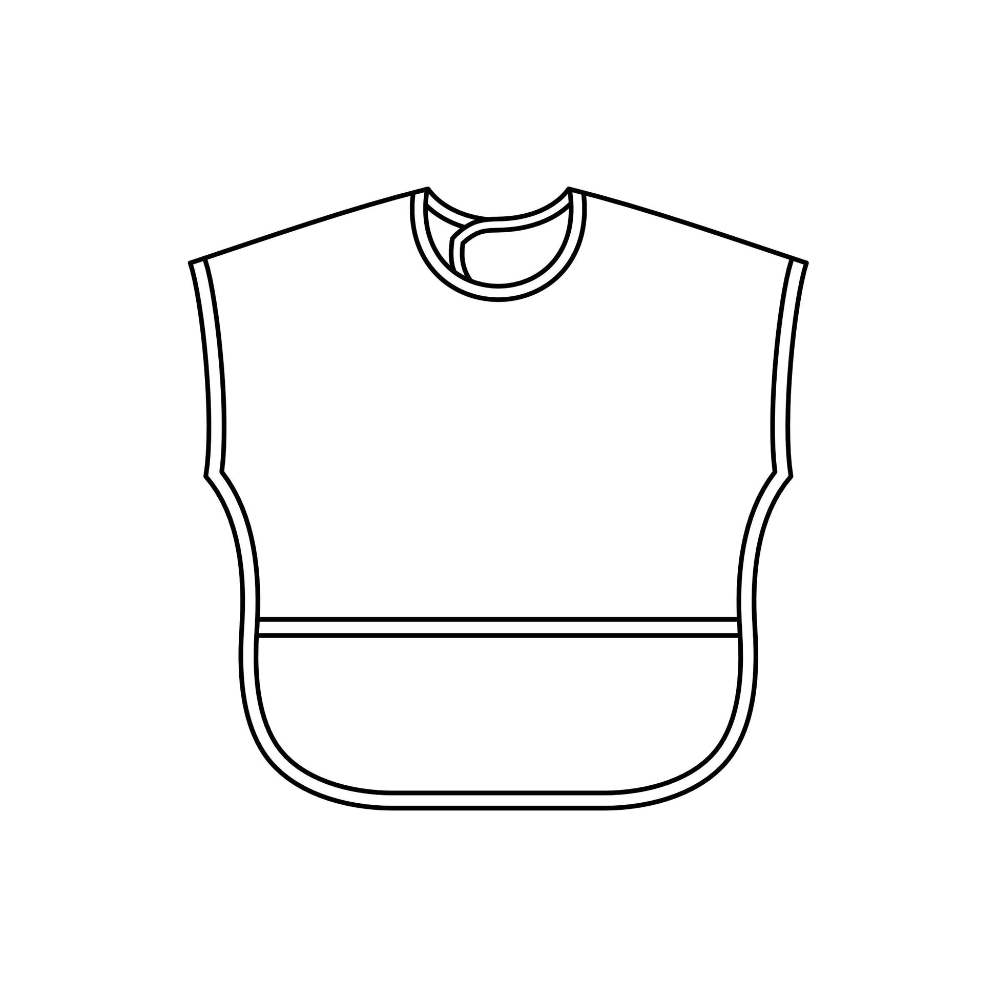 Baby & Toddler Short Sleeve Smock Bib