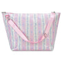 Floral Stripes Weekender Bag