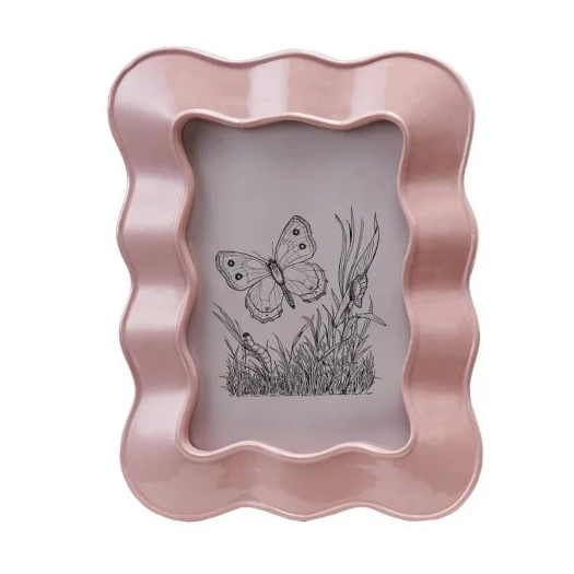 Wavy Resin Photo Frame