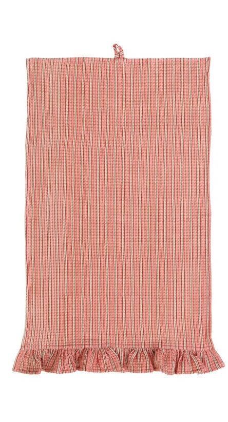Ruffled Waffle Tea Towel