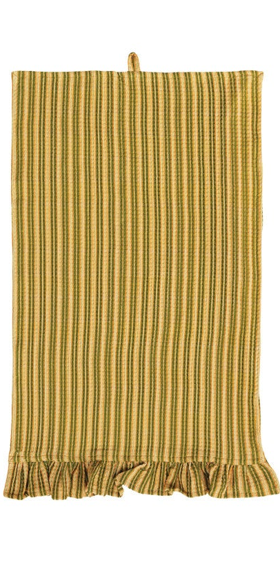 Ruffled Waffle Tea Towel