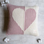 Dual Hearts Cotton Pillow