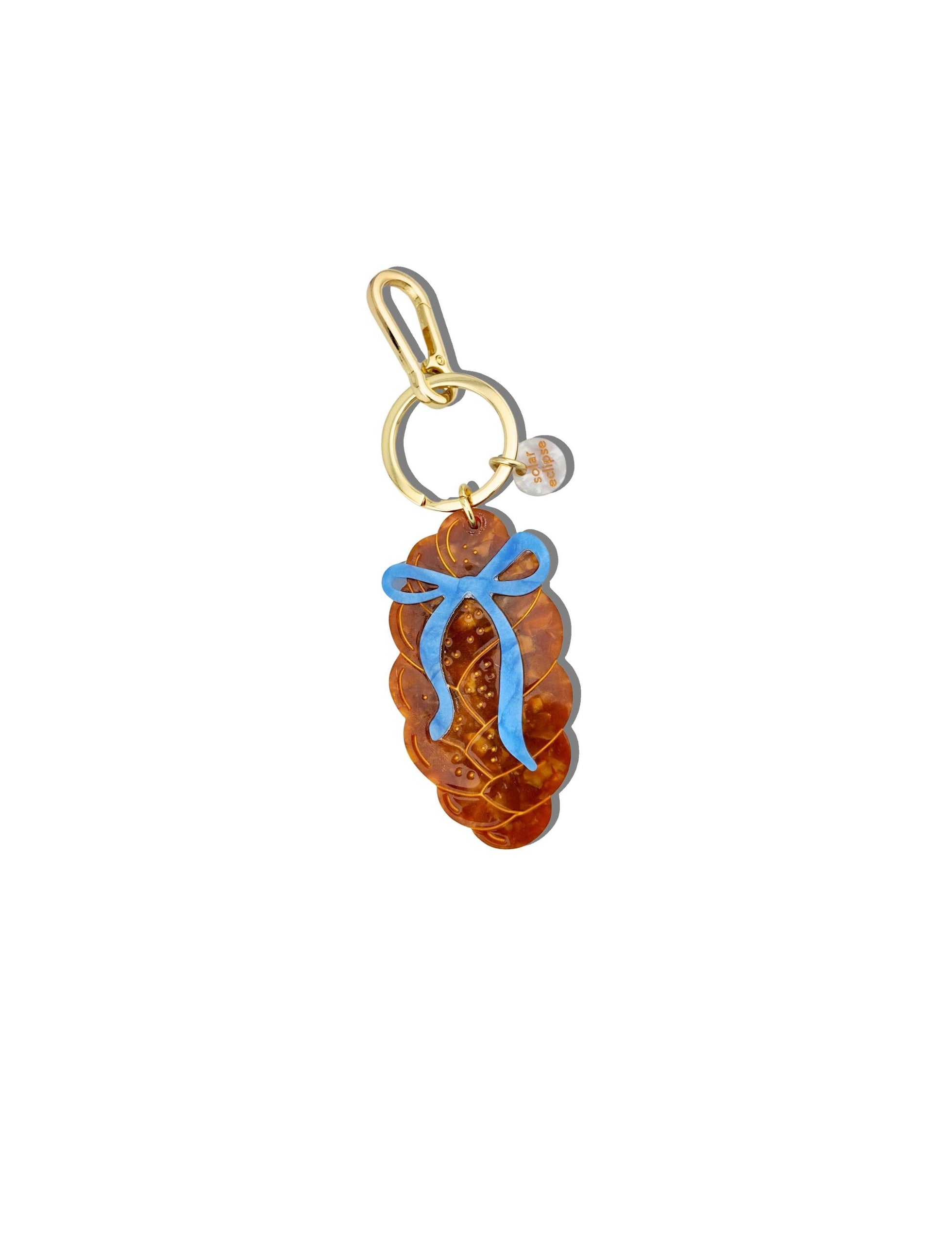 Bow Challah Bag Charm + Keychain