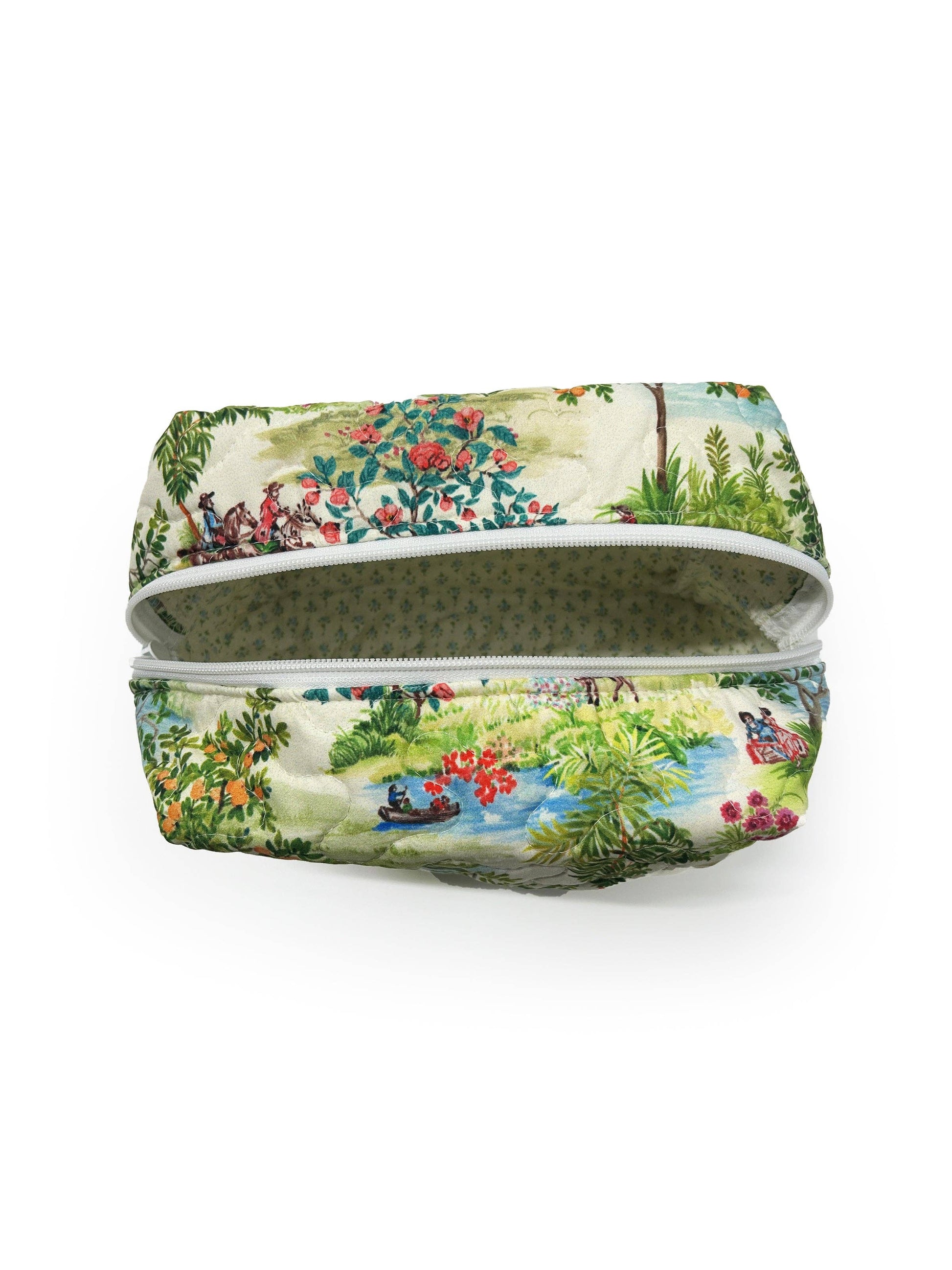 Positano Toile Makeup Bag
