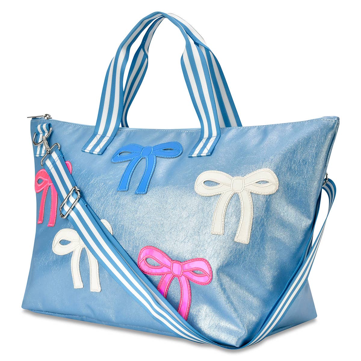 Patched Bow Overnight Bag