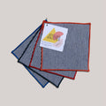 Contrasting Trim Cocktail Napkins | 4