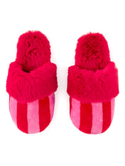 COZY STRIPED SLIPPERS